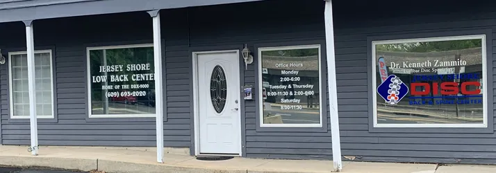 Chiropractic Lacey Township NJ Office Front Contact Us